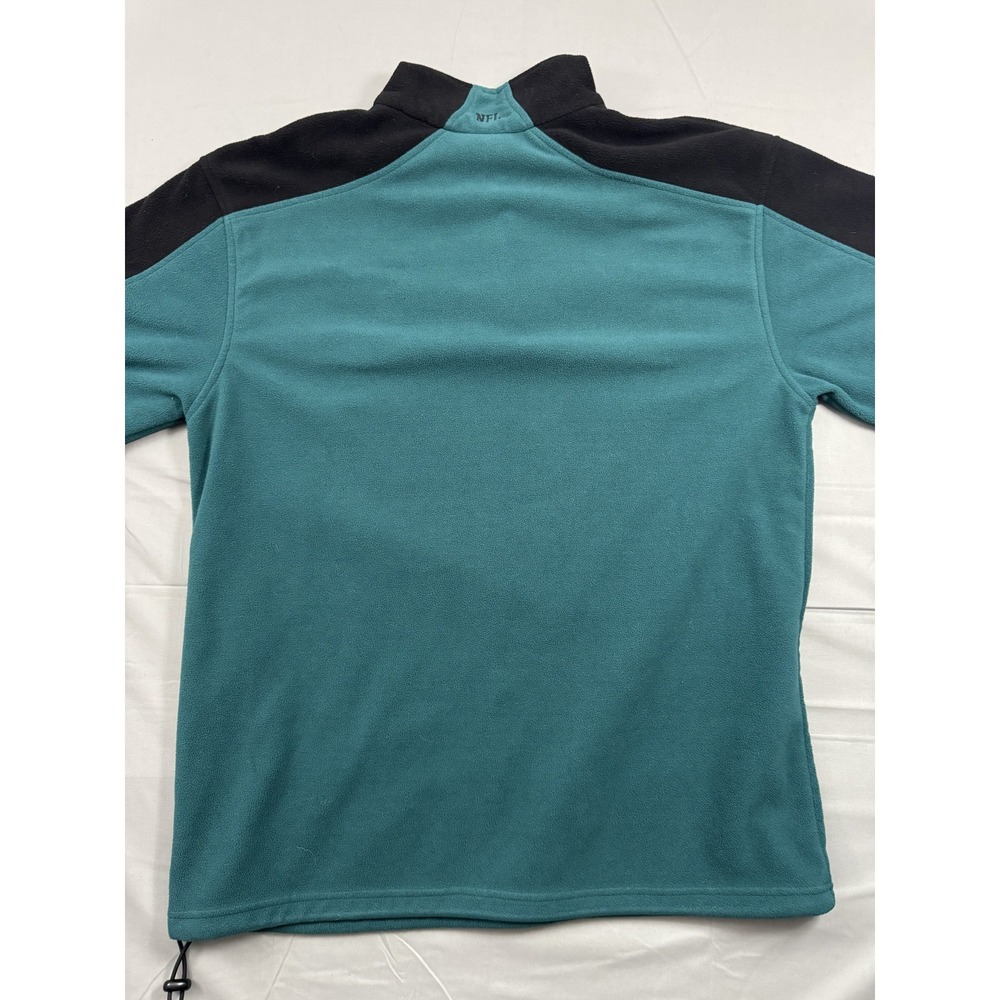 Y2K NFL Philadelphia Eagles Quarter 1/4 Zip Polyester Green XL Fleece Pullover - Picture 8 of 11